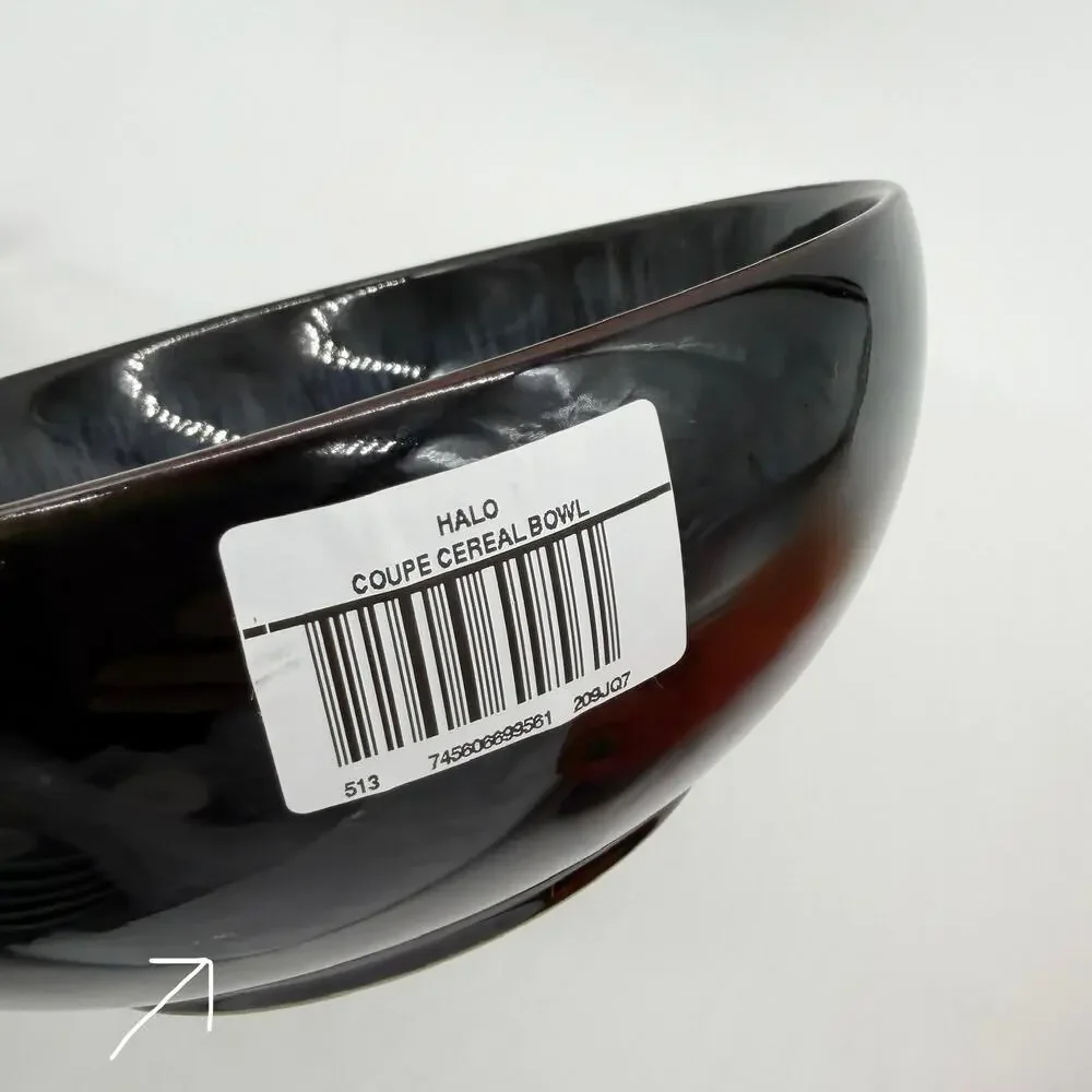 Denby Halo Black Coupe Cereal Bowl NEW **Please Read**